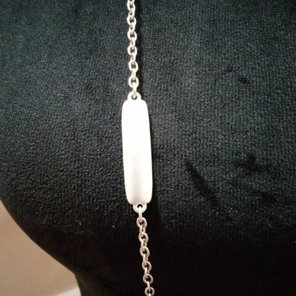 LC Lauren Conrad Womens Fashion Chunky Gold Tone Bars Long Necklace with Lobster - Picture 7 of 12